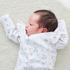 Baby Girls White & Pink Babygrow Set, 1, hi-res