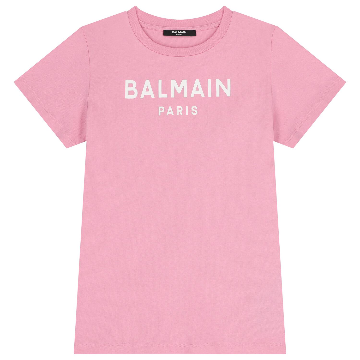 Girls Pink Logo T-Shirt Dress , 1, hi-res