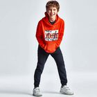 بنطلون رياضى باللون الاسود للاولاد, 1, hi-res