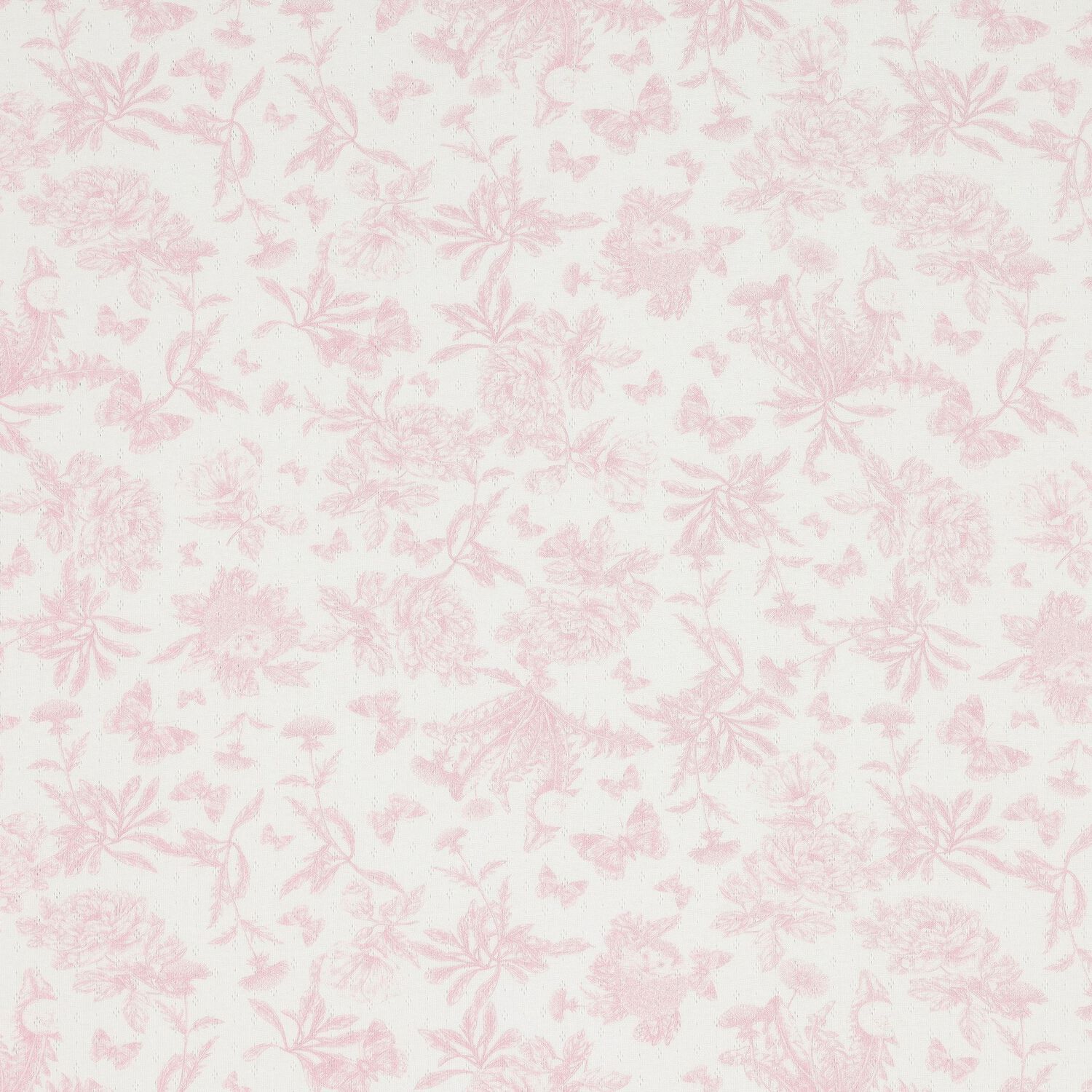 Baby Girls Pink & Ivory Toile De Jouy Blanket, 3, hi-res
