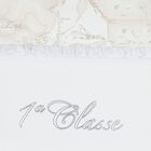 عش باللون أبيض وبيج مزين بشعار للرضع, 1, hi-res