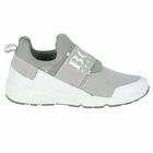 Boys Grey & White Logo Trainers, 1, hi-res
