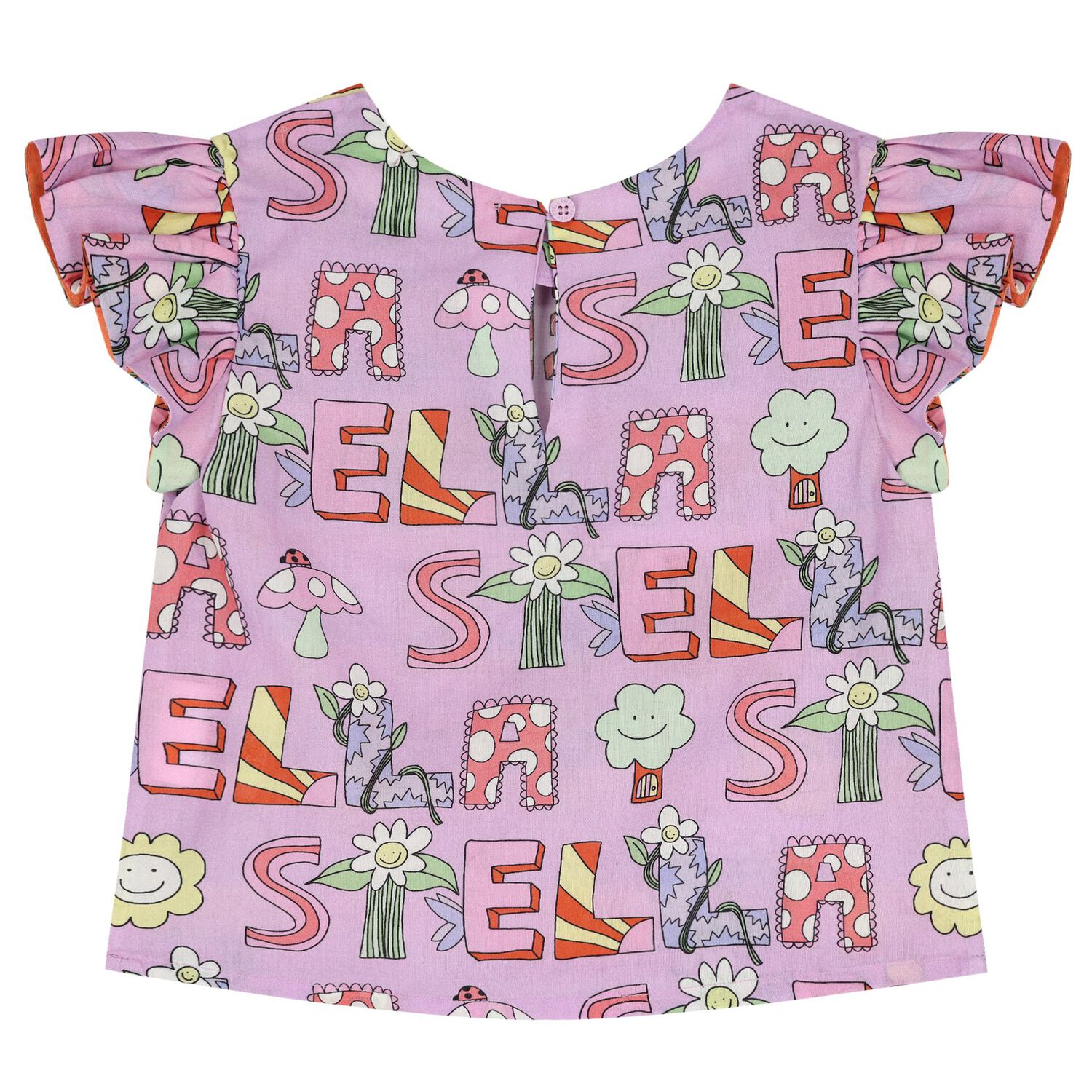 توب بنات بشعار الورد باللون البنفسجي, 1, hi-res image number null