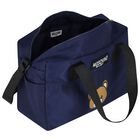 Navy Blue Teddy Bear Logo Baby Changing Bag, 1, hi-res