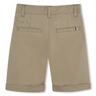 Boys Beige Chino Shorts, 2, hi-res