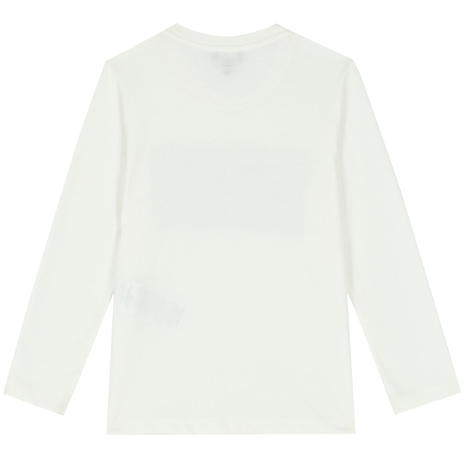Boys Ivory Logo Long Sleeve Top, 1, hi-res