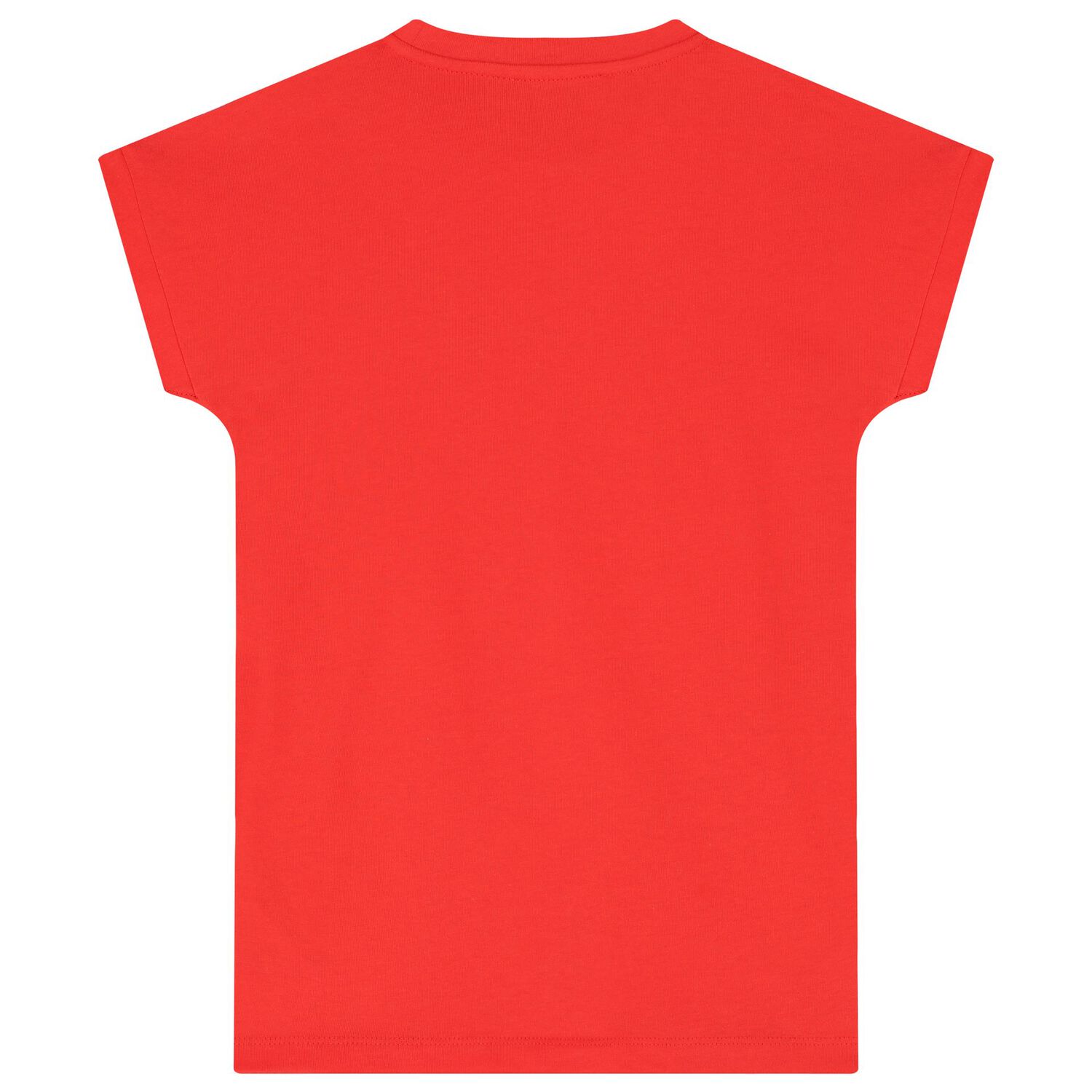 فستان بنات بالشعار بالون الاحمر, 2, hi-res