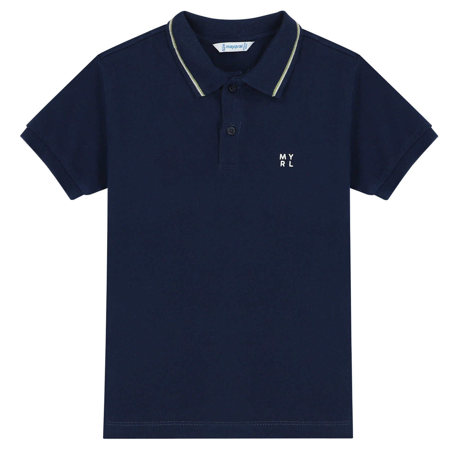 Boys Navy & Ivory Logo Shorts Set, 1, hi-res