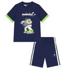 Boys Navy Blue Buzz Lightyear Disney Shorts Set, 1, hi-res