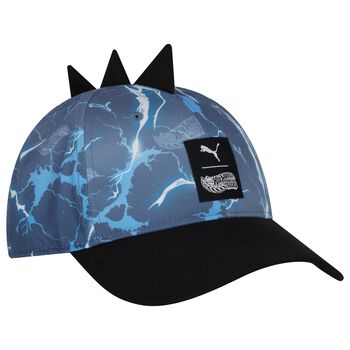 قبعات بشعار أزرق وأسود للأولاد