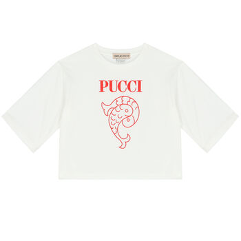 Girls Ivory Logo T-Shirt