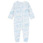 Baby Boys Ivory & Blue Babygrow Gift Set, 1, hi-res