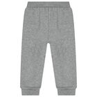 بدلة رياضية أولاد بالشعار باللون الرمادي, 1, hi-res