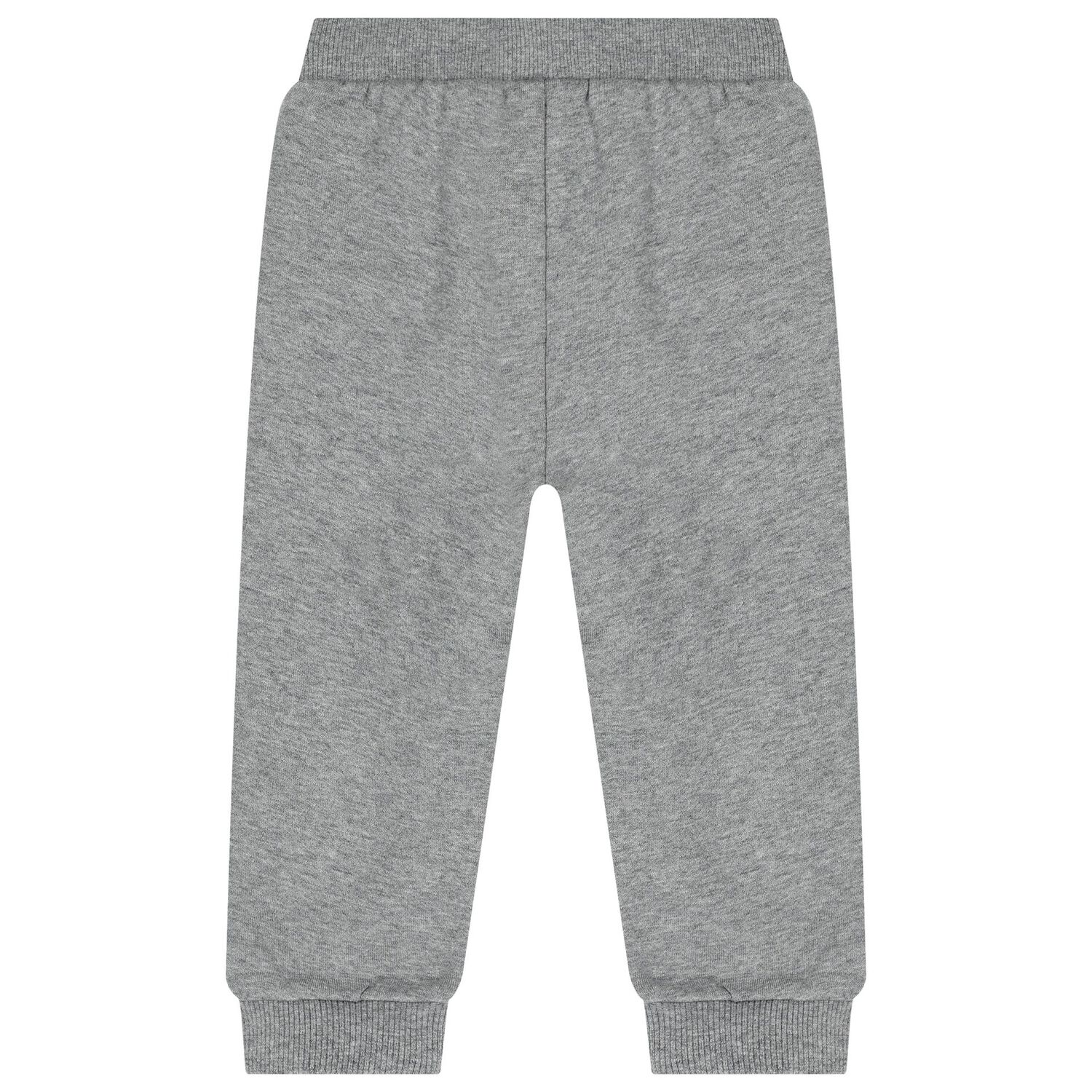 بدلة رياضية أولاد بالشعار باللون الرمادي, 1, hi-res