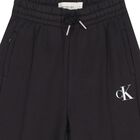 بنطلون أسود بشعار للبنات, 1, hi-res