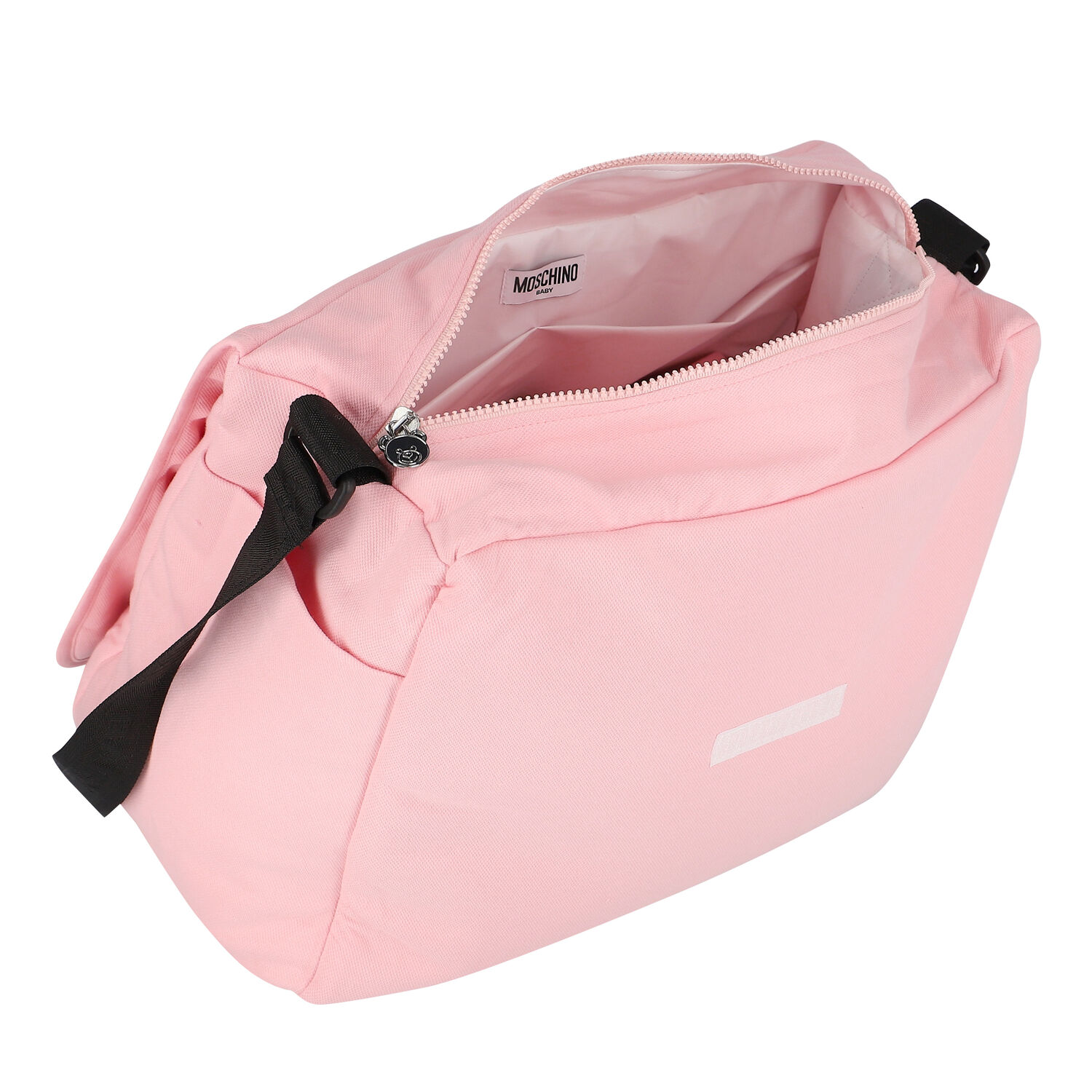 شنطة مواليد بشعار تيدي باللون الأسود للأطفال , 3, hi-res