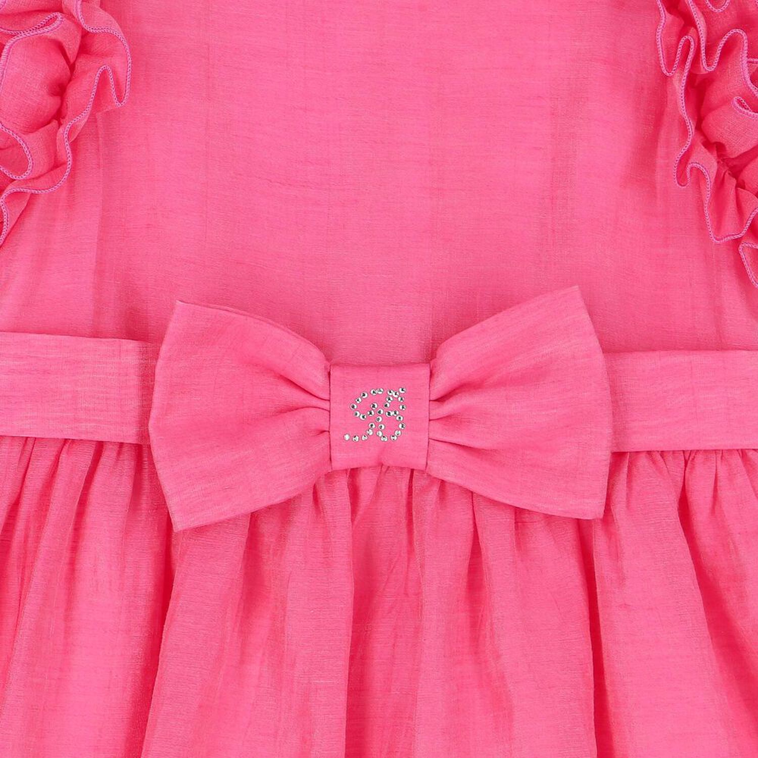 Girls Pink Ruffled Headband, 1, hi-res image number null