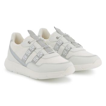 White Logo Trainers