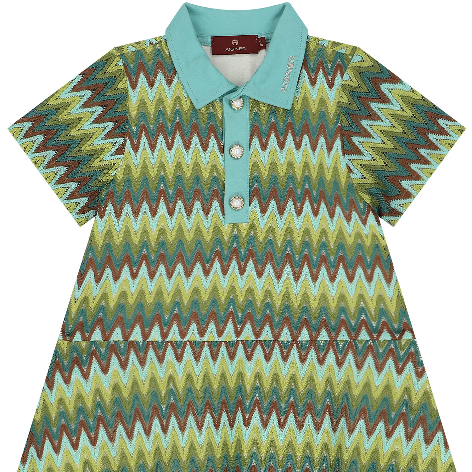 فستان دانتيل كروشيه باللون الأخضر, 1, hi-res