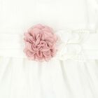 فستان بنات بطبعة الزهور باللون الأبيض, 1, hi-res