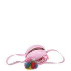 Girls Pink Round Handbag, 1, hi-res