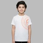 تيشيرت اولاد بالشعار باللون الابيض , 4, hi-res