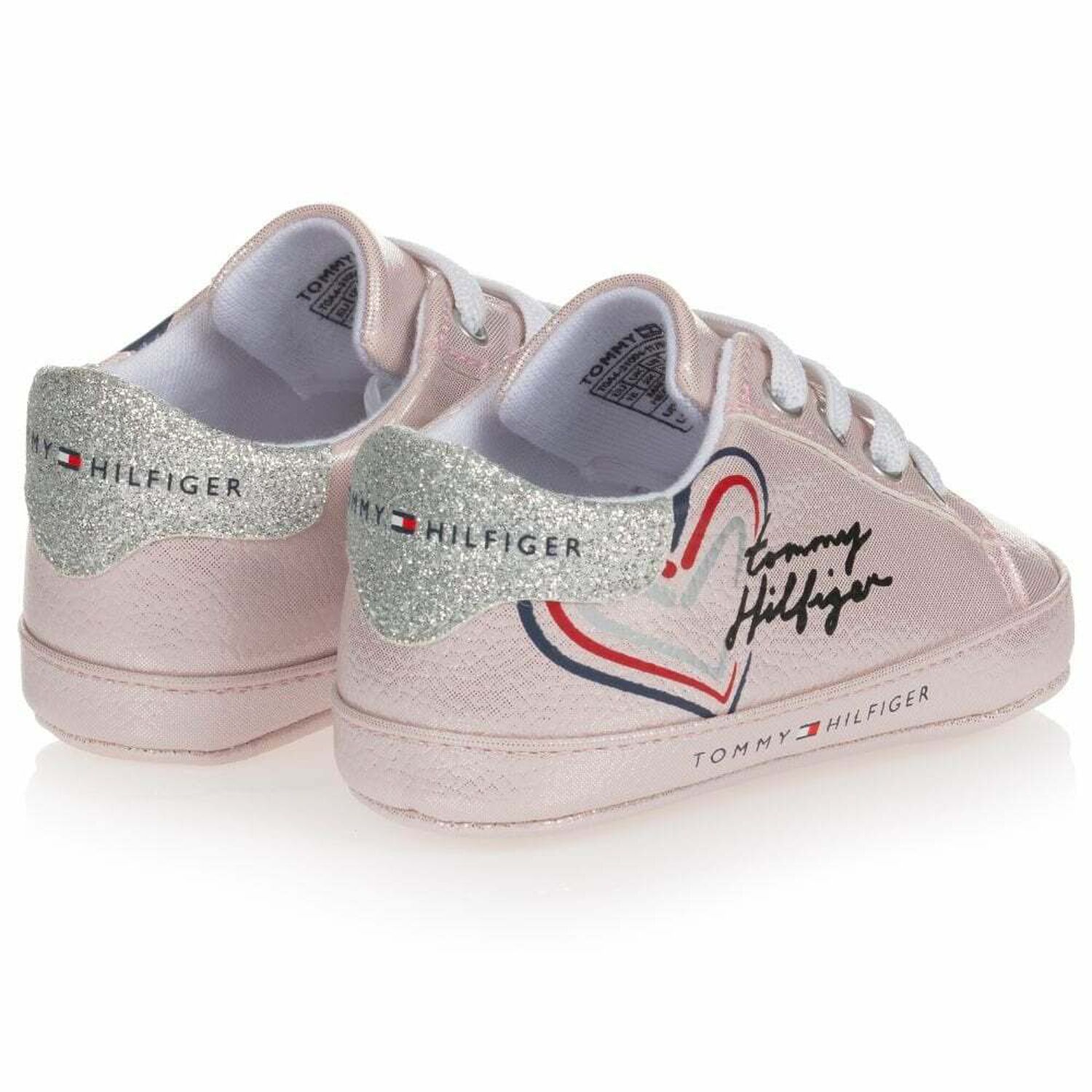Tommy Hilfiger Baby Girls Pink Pre Walker Shoes
