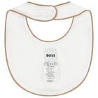 White Logo Babygrow Gift Set, 1, hi-res