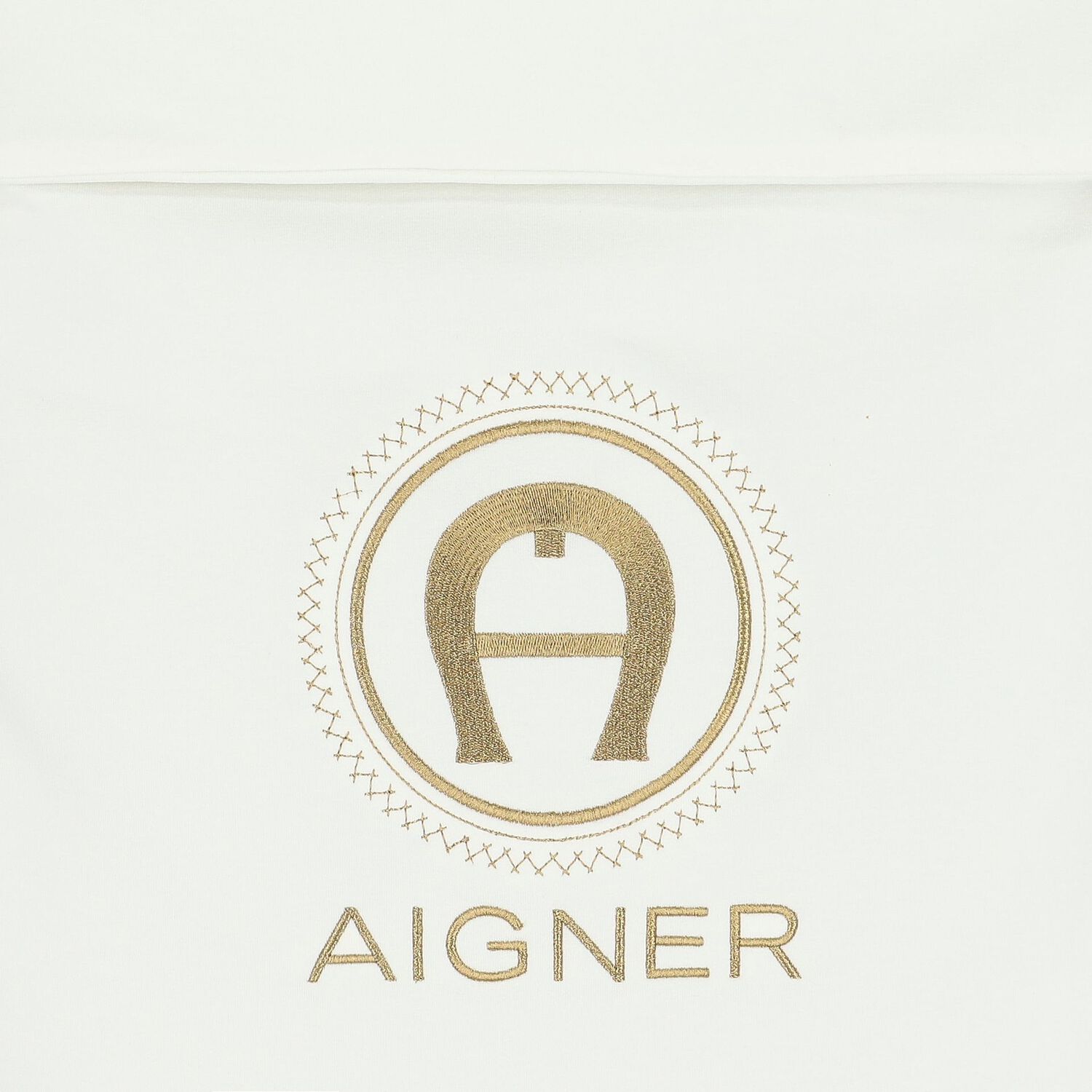 مدس بالشعار باللون العاجي والذهبي, 1, hi-res image number null