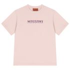 Girls Pink Logo T-Shirt, 2, hi-res