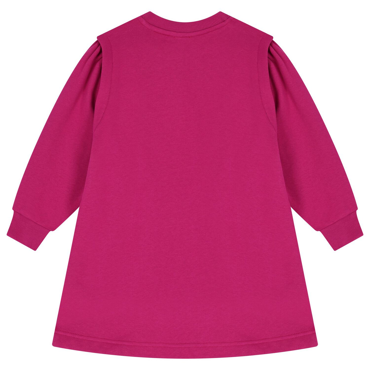 فستان بنات سويتشيرت بشعار النمر باللون الوردي, 1, hi-res image number null