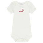 بودى سوت بنات بطبعه قلب باللون العاجى ( 3 قطع ) , 1, hi-res