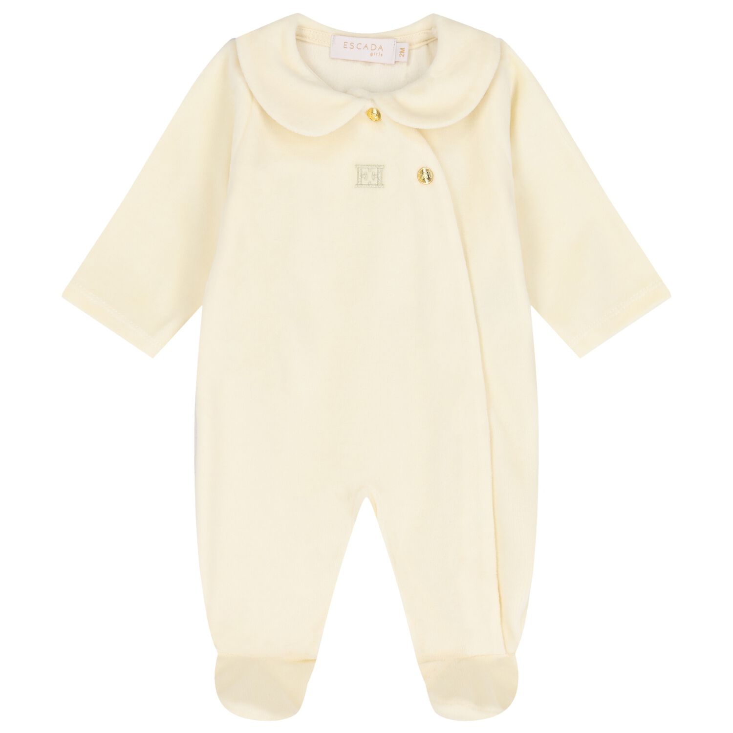 أفارول بنات بالشعار باللون العاجي, 1, hi-res