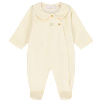 أفارول بنات بالشعار باللون العاجي