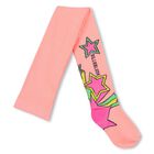 Girls Pink Star Tights, 1, hi-res