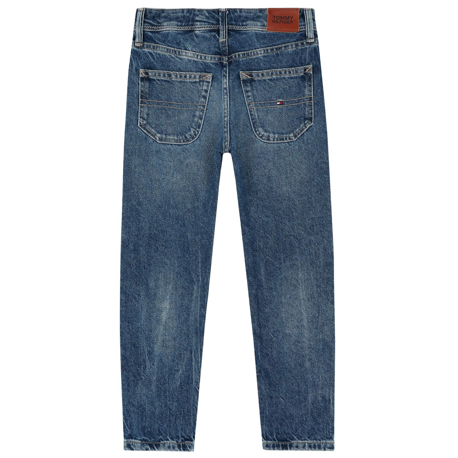 Boys Blue Logo Denim Jeans, 1, hi-res image number null
