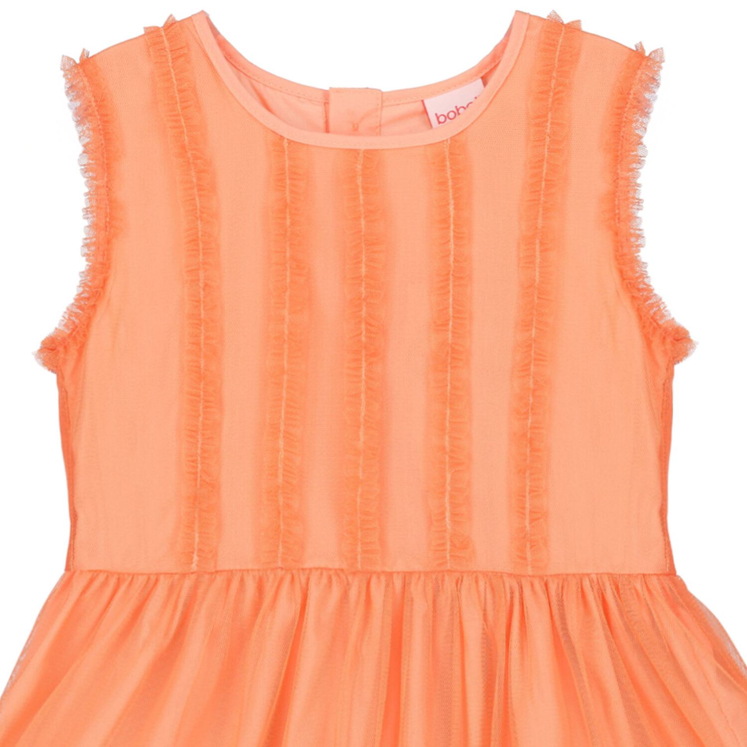 Girls Orange Tulle Dress, 2, hi-res image number null
