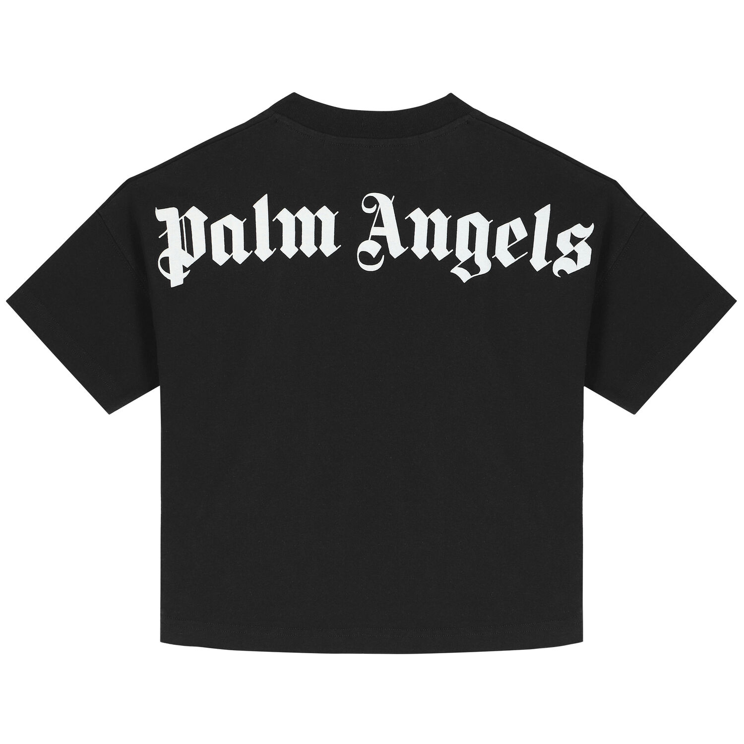 تيشيرت بالشعار باللون الأسود, 1, hi-res