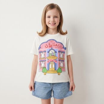 Girls Ivory Hotel T-Shirt 