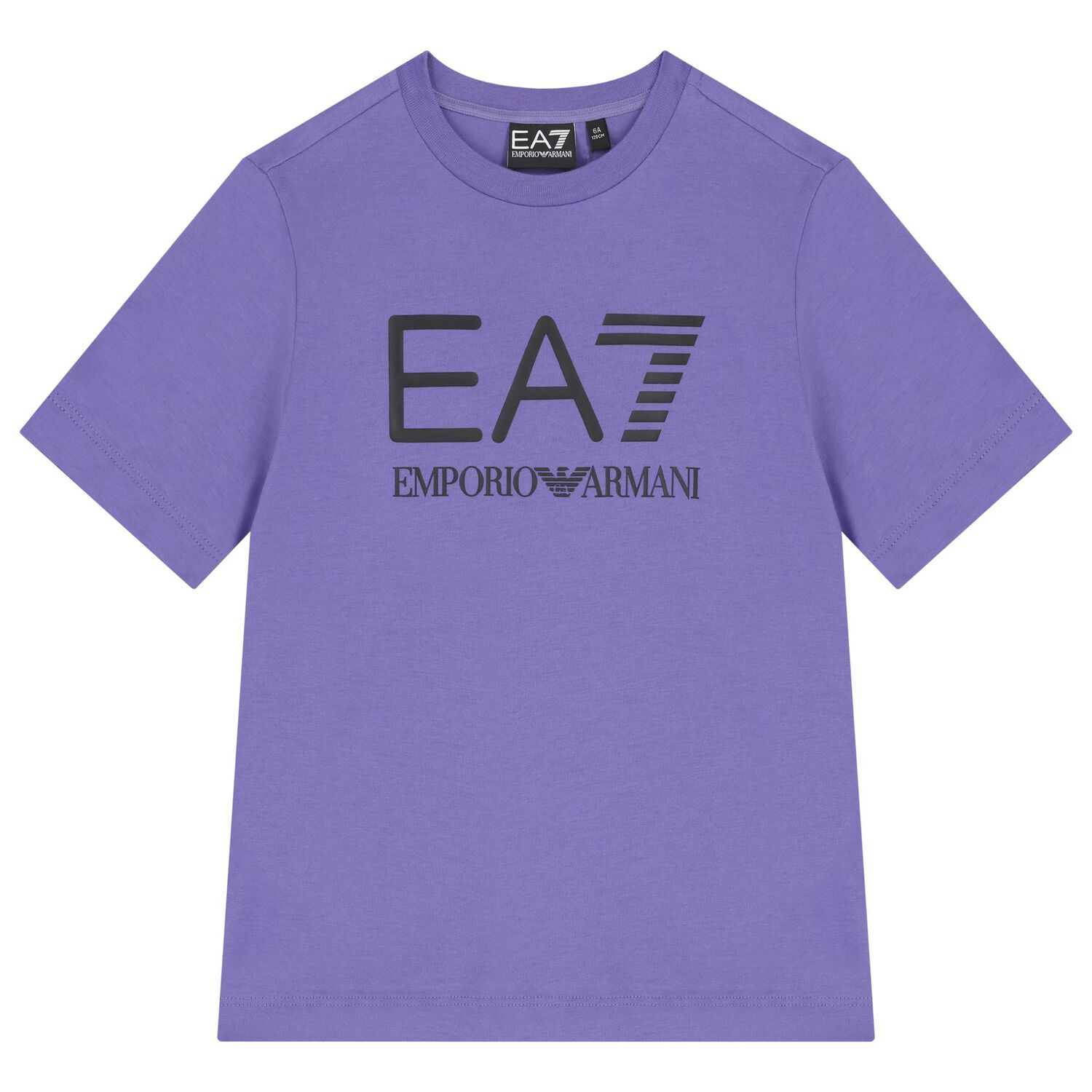 طقم شورت أولاد بالشعار باللون بنفسجي و الأسود, 2, hi-res image number null