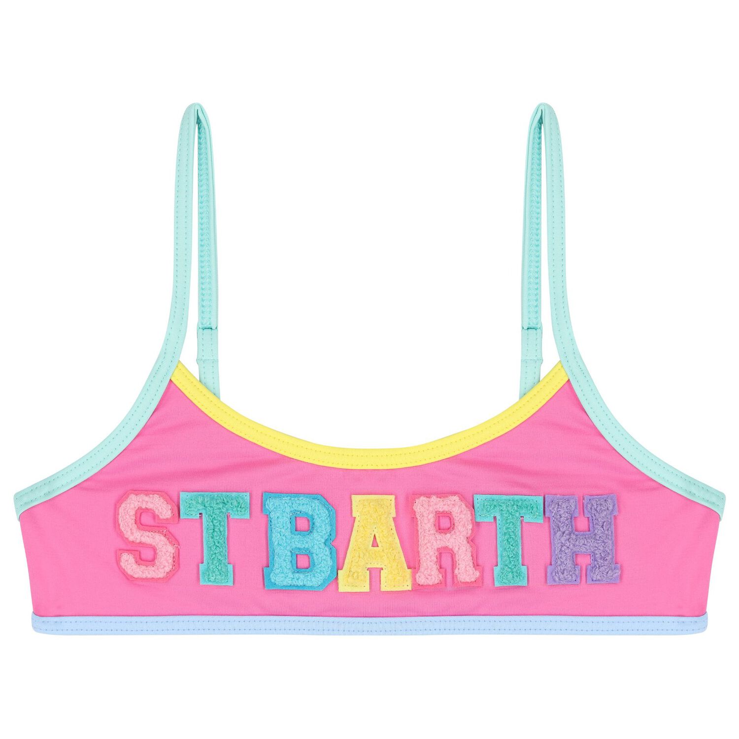 بيكيني بنات بالشعار باللون الوردي, 1, hi-res image number null