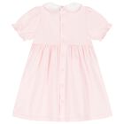 Baby Girls Pink Floral Dress, 1, hi-res