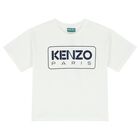 Boys Ivory Logo T-Shirt, 1, hi-res