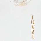 طقم هدايا ملابس اطفال بنقشة خريطة جغرافية باللونين الابيض و البيج, 1, hi-res