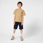 Boys Beige Logo T-Shirt, 1, hi-res