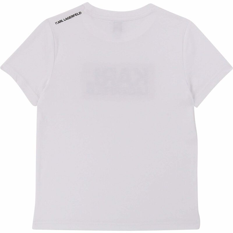 Boys White Logo T-Shirt, 1, hi-res image number null