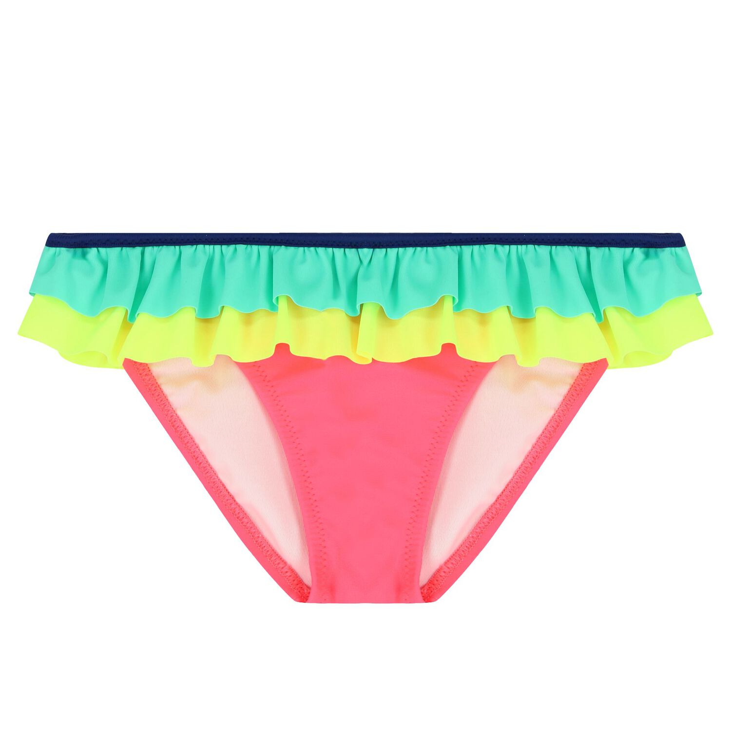 Girls Multi-Coloured Frill Bikini, 1, hi-res image number null