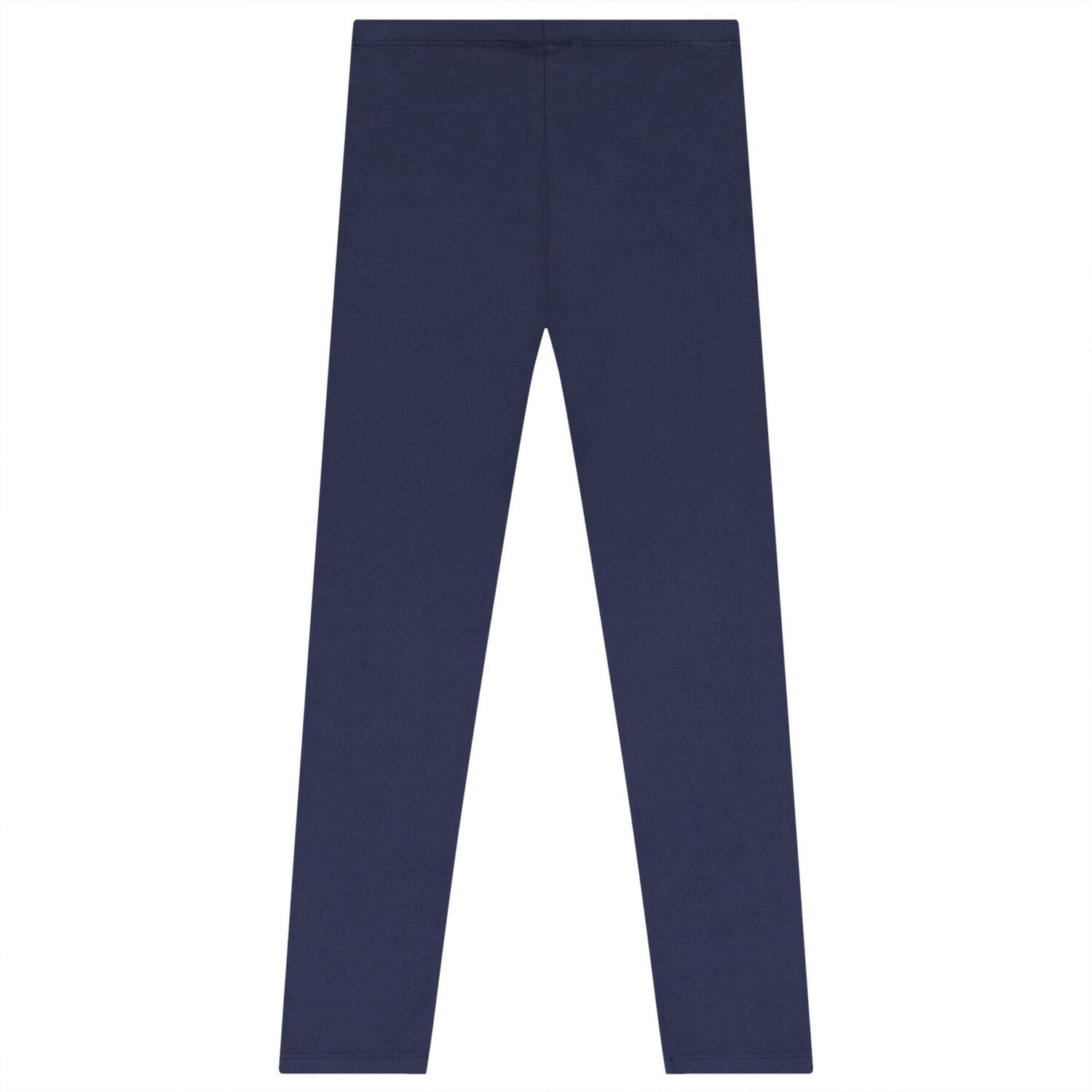 Girls White, Pink & Navy Blue Leggings Set, 2, hi-res