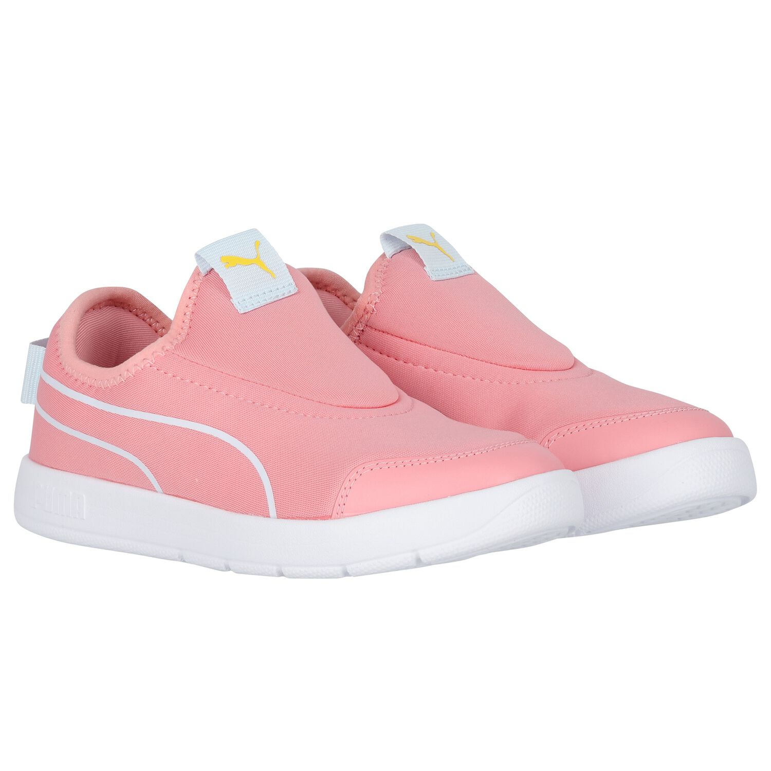 Girls Pink Courtflex v3 Slip On Trainers, 1, hi-res image number null