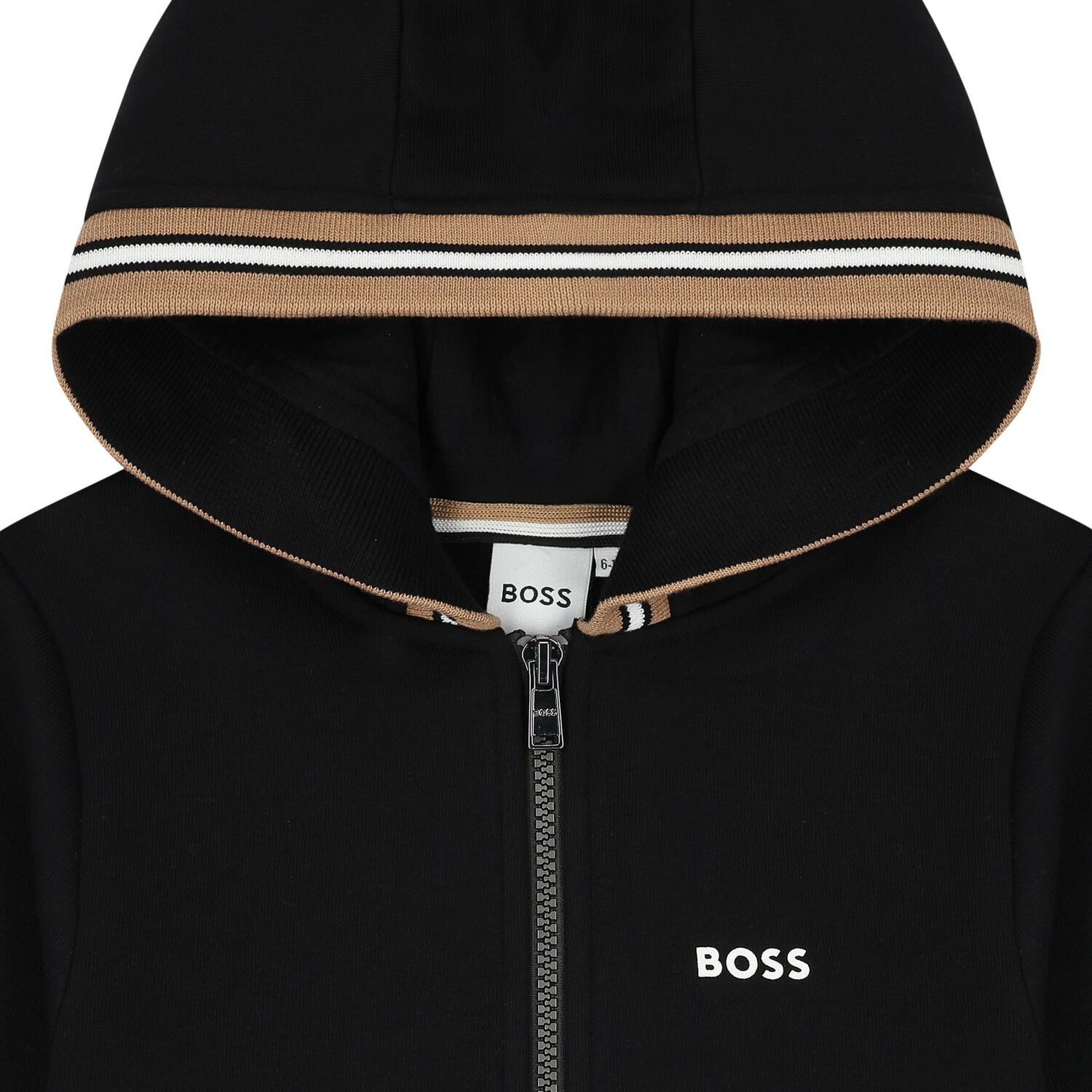 Boys Black Logo Tracksuit, 1, hi-res image number null